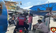 Personil Sat Samapta Giat Patroli Mobile Roda-2 Pada Pagi Hari