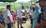Kunjunggan Reses di Alur Cempedak, Wakil Ketua DPRD Langgkat Donny Setha Disambut Meriah