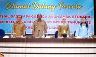 Plt Bupati Langkat Buka Sosialisasi Program Bunda Asuh dan Keluarga Berisiko Stunting