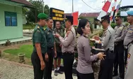 Jajaran Polresta Deli Serdang Datangi Mako TNI, Beri Surprise HUT TNI Ke - 78
