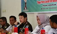 Cegah Korupsi, Kejari Beri Penerangan Hukum Kepada Lurah Se Kota Padangsidimpuan