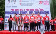 MEMBANGGAKAN! Wakil Bupati Sergai Buka  Fun Run Tour de Bah Bolon Bersama Ribuan Peserta 