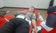 Inspiratif! Peringati HUT ke-68 Satlantas Polres Tasikmalaya Gelar Donor Darah, Kasatlantas: Ikut Bantu PMI