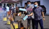 Kejari Kabupaten Tasikmalaya Musnahkan Barang Bukti Kejahatan, Ribuan Butir Obat Terlarang dan Rokok Ilegal