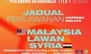 Prediksi Skor Malaysia vs Suriah FIFA Matchday Sore Ini, H2H Timnas Malaysia Pernah Menang 1 Kali