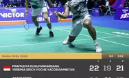 Hasil 32 Besar China Open 2023: Pramudya-Yeremia Lolos ke Babak 16 Besar 