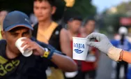 Maybank Marathon 2023, Aqua Buka Water Station di Sejumlah Titik Perlintasan