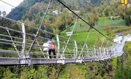 Wisata Jembatan Kaca Dekat Surabaya Panjang 120 Meter, Bisa Lihat Megahnya Gunung Bromo