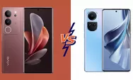 Perbandingan HP Vivo V29 5G Vs Oppo Reno 10 5G, Harga Sama tapi Spesifikasi Beda, Intip Kelebihannya!