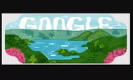 Google Doodle Tampilkan Ilustrasi Danau Toba, Rayakan Diakuinya Sebagai UNESCO Global Geopark