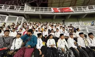 Santri Jawa Timur Padati Stadion Gelora Bung Tomo Surabaya, Nonton laga Timnas vs Turkmenistan