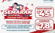 bank bjb Gelar Promo Spesial HUT Kemerdekaan RI ke-78