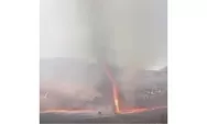Viral Tornado Api Terjadi di Gunung Bromo Saat Kebakaran  