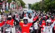 Kemeriahan Pecinta Vespa Rayakan HUT ke-78 Kemerdekaan RI di Berbagai Kota