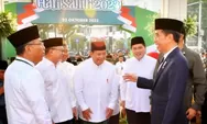 Hadiri Apel Hari Santri Nasional, Presiden Jokowi Tertawa Bersama Prabowo-Erick! 