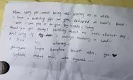Kisah Emosional di Mall Paragon Semarang: Surat Perpisahan Wanita  Ini Menyentuh Hati