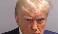 Donald Trump menyerahkan diri kepada polisi di Georgia, inilah foto resmi mugshot sang mantan presiden