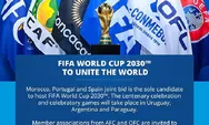 Jadi kandidat tunggal, Piala Dunia FIFA 2030 akan diselenggarakan oleh Spanyol, Portugal, dan Maroko.