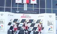 Raih prestasi maksimal di IATC Mandalika, pebalap Astra Honda sapu bersih podium