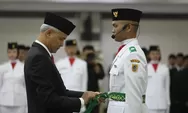 Paskibraka Jateng Dikukuhkan Ganjar Pranowo, Siap Kibarkan Bendera Merah Putih di HUT RI ke 78