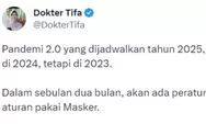 Viral Info Lockdown September 2023 Benarkah Gegara Pandemi 2.0? Begini Penjelasan Dokter Tifa