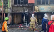Ruko 3 Lantai di Jalan Thamrin Semarang Hangus Terbakar Pagi Ini, Tak Ada Korban Jiwa