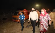 Tinjau Kebakaran TPA Jatibarang Semarang, Pj Gubernur Jateng Minta Petugas Terus Melokalisir Api