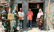 Bagian dari Program TMMD, Kodim 0715/Kendal Beri Bantuan Sembako dan Rehab Rumah