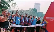 Ribuan Pelari Bersemangat Ikuti Bank Jateng Friendship Run di Palembang Meski Terkendala Asap