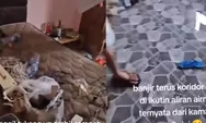 Viral! Kamar Kost Penuh Sampah hingga Bikin Koridor Banjir, Netizen Salfok ke Warna Kasur