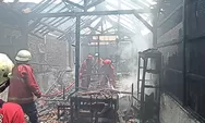 Ditinggal Kerja, Rumah Semi Permanen di Desa Mororejo Kendal Ludes Terbakar