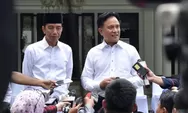 Presiden Jokowi Berbincang Ringan dengan Yusril Ihza Mahendra Mengenai Usia Kandidat Presiden dan Wakil Presid