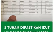 Lima Tuhan Terdaftar Punya Suara di Jember, Kalau Tuhan Sudah Turun Tangan di Pemilu Ada Apa Ya?