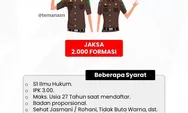 Mau Jadi Jaksa, Umur Maksimal 27 Tahun