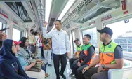 Pj. Gubernur Heru Ajak Camat, Lurah, hingga Pasukan Pelangi Jajal LRT Jabodebek