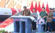Usai Ujicoba Berlangsung Selama 15 Hari, Presiden RI Jokowidodo Resmikan Operasional Kereta Cepat Whoosh