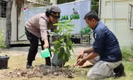 Upaya Penanggulangan Polusi Udara: Polres Kepulauan Seribu Gelar Aksi Penanaman Pohon