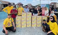18 Unit Rumah Hangus Terbakar, Aga Khan Kirim Bantuan Untuk Korban Kebakaran di Ibul Besar Ogan Ilir