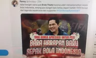 Emang pas banget kalo @erick thohir dapat 1000 bunga, selamatkan sepakbola Indonesia
