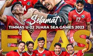Erick thohir Ucapkan Selamat Atas Kemenangan Sepakbola Indonesia vs Thailand Pada Sea Games Kamboja 
