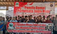 Tak Boleh Ada Atribut Politik, Pengelola Wisata dan Pelaku Ekonomi Tebing Breksi Deklarasi Pemilu Damai