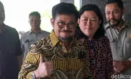  Terkena Masalah Hukum, Mentan Syahrul Yasin Limpo  Batal Jadi Caleg DPR RI Nasdem
