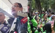 Dikawal Ratusan  Ojol, Nadiem Makarim Dilarang Bicara Pada Publik Dalam Sidang Dakwaan Pengadaan laptop chromebook