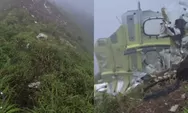 Kesaksian Pendaki Dengar Ledakan, Serpihan Pesawat ATR Ditemukan di Gunung Bulusaraung, Tim SAR Lanjutkan Penyisiran