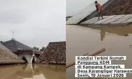 Banjir Karangligar Karawang Capai 3 Meter, Rumah Panggung KDM hingga Sekolah Terendam
