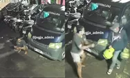 Kena Hantam Stik Golf, Detik-detik Maling Curi Tabung Gas Melon di Yogyakarta Terekam CCTV