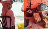 Prihatin, Seorang Nenek Jadi Korban Pencurian Beras di Tenda Pengungsian Kota Lintang Bawah, Warganet Geram!