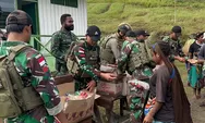 Satgas Ops Damai Cartenz Gelar Bakti Sosial di Distrik Kiwirok Papua Pegunungan