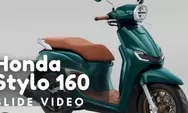 Honda Stylo 160: Motor Matik Berdesain Elegan dengan Kinerja Andal