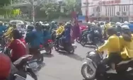 Demonstrasi Mahasiswa di Semarang Protes Efisiensi Anggaran Prabowo Lumpuhkan Arus Lalu Lintas, 1.167 Polisi Dikerahkan